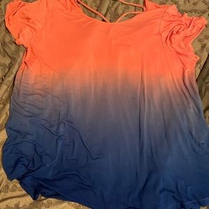 Livi dip dye workout top